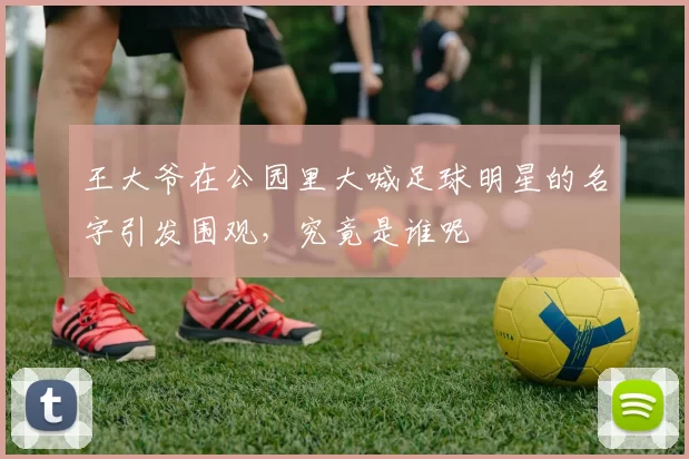 王大爷在公园里大喊足球明星的名字引发围观，究竟是谁呢