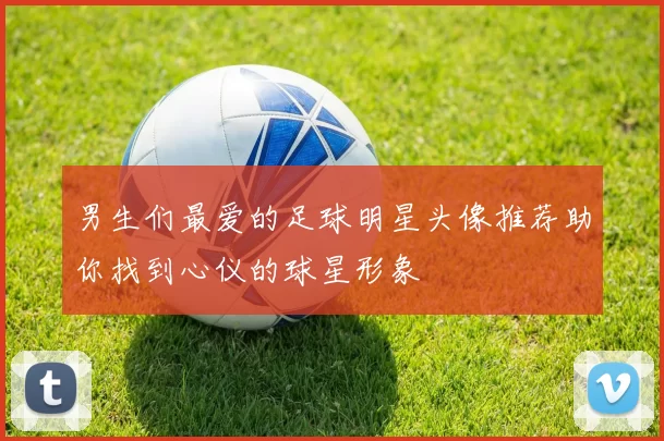 男生们最爱的足球明星头像推荐助你找到心仪的球星形象